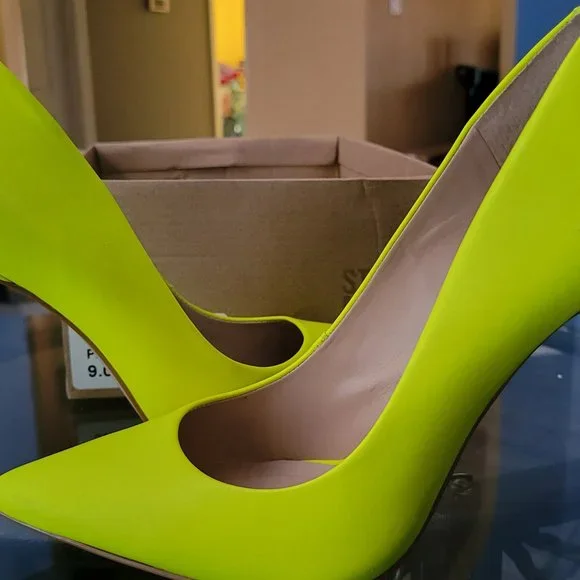 Steve Madden | Shoes | Steve Madden Neon Yellow Citron Pumps